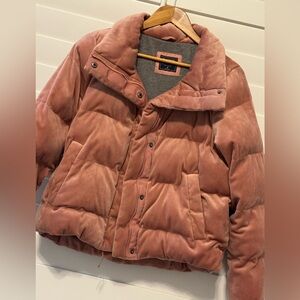 Abercrombie & Fitch Dusty Rose Puffer Jacket